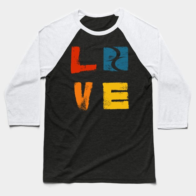 LOVE Dream Center Baseball T-Shirt by DreamCenterLKLD